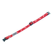 Produktbild von Nobby Halsband Mini für Welpen Rot Polyester Größe L 13-20 cm Breite 10 mm