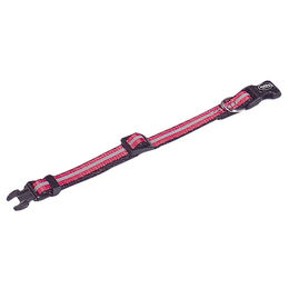 Produktbild von Nobby Halsband Mini Reflect für Welpen aus Nylon in Rot mit Reflektoren 20-35 cm