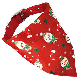 Produktbild von Nobby Halsband mit Tuch Xmas aus Nylon in Rot Größe L - 50 cm