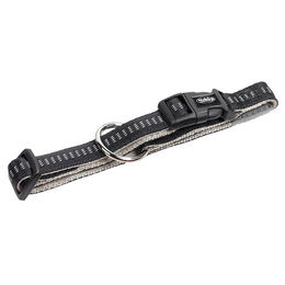 Nobby Halsband Soft Grip für Hunde aus Nylon Schwarz Größe L 40-55 cm – Bild 1 von 3