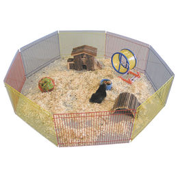 Nobby Hamster Freilauf aus Metall bunt 8 Elemente 34 x 23 cm - 1 Stk. – Bild 1 von 4