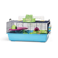 Produktbild von Nobby Hamsterheim Heaven Metro Hamsterkäfig aus Kunststoff Blau XL 80 x 50 x 50 cm