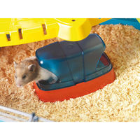 Produktbild von Nobby Hamstertoilette aus Kunststoff in Blau Grün oder Bunt Größe S