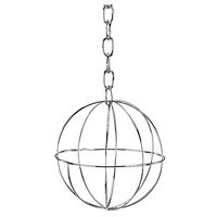 Produktbild von Nobby Heuraufe Metall Raufenball für Nager 8cm Silber - 1 Stk.