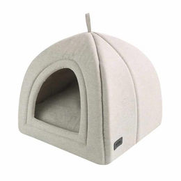 Nobby Höhle VALEA Hundebett für Hunde und Katzen beige 38 x 38 x 38 cm – Bild 1 von 3
