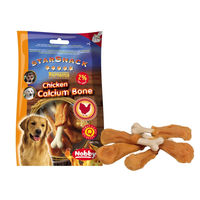 Produktbild von Nobby Hund Leckerli Barbecue Chicken Calcium Bone Kauknochen mit Huhn 70g - 70 g