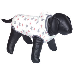 Produktbild von Nobby Hunde-Bademantel aus Flanell in Weiß, Länge 36 cm
