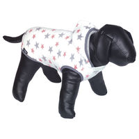 Produktbild von Nobby Hunde-Bademantel aus Flanell in Weiß, Länge 36 cm