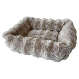 Nobby Hunde Komfortbett eckig hellbraun 90 x 70 x 21 cm – Bild 1 von 1