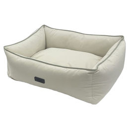 Nobby Hunde Komfortbett eckig Seira pastellbeige 90 x 75 x 24 cm – Bild 1 von 1
