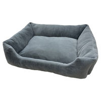 Produktbild von Nobby Hunde Komfortbett eckig Shido grau 110 x 80 x 27 cm