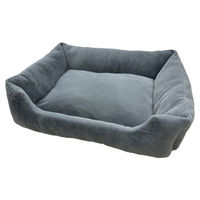 Produktbild von Nobby Hunde Komfortbett eckig Shido grau 90 x 70 x 25 cm