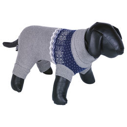 Produktbild von Nobby Hunde Pullover Ado grau aus Mikrofaser Größe 26 cm