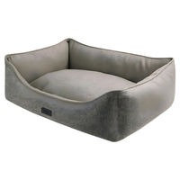 Produktbild von Nobby Hundebett Anda eckig beige aus Plüsch 80 x 70 x 24 cm