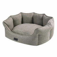 Produktbild von Nobby Hundebett Anda oval beige aus Plüsch 65 x 57 x 22 cm