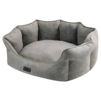 Produktbild von Nobby Hundebett Anda oval Plüsch beige Größe L