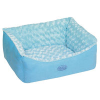 Produktbild von Nobby Hundebett Arusha eckig blau 60 x 48 x 19 cm
