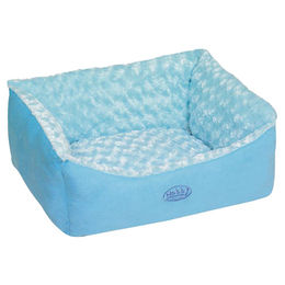 Produktbild von Nobby Hundebett Arusha eckig blau aus Polyester 45 x 40 x 18 cm