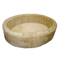 Produktbild von Nobby Hundebett aus Plüsch in Beige mit 90 cm Durchmesser