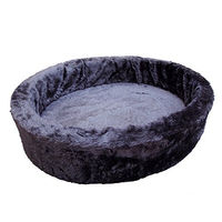 Produktbild von Nobby Hundebett aus Plüsch Grau 90 cm - 90 cm