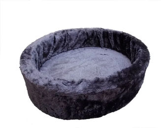 Nobby Hundebett aus Plüsch in Grau - 50 cm – Bild 1 von 4