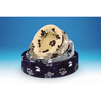Produktbild von Nobby Hundebett aus Plüsch Pfote Grau 100 cm - 100 cm