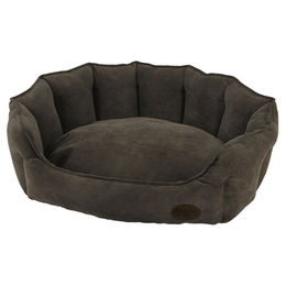 Produktbild von Nobby Hundebett Boteli oval braun aus Polyester 86 x 70 x 24 cm