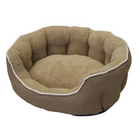Produktbild von Nobby Hundebett Classic Brenta Komfortbett aus Polyester in Braun/Beige 59 x 53 x 18 cm