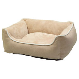 Produktbild von Nobby Hundebett Classic eckig Arno beige 52 x 41 x 16 cm