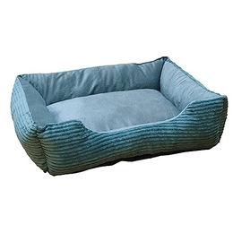 Nobby Hundebett Classic Hina eckig aus Plüsch dunkelgrau 60 x 50 x 18 cm – Bild 1 von 4