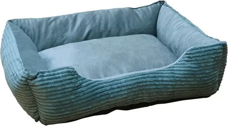 Nobby Hundebett Classic Hina eckig dunkelgrau aus Baumwolle Größe Klein – Bild 1 von 4