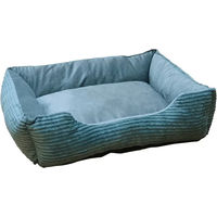 Produktbild von Nobby Hundebett Classic Hina eckig dunkelgrau aus Baumwolle Größe Klein