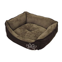 Produktbild von Nobby Hundebett Classic Mero eckig braun 77 x 61 x 19 cm