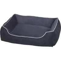 Produktbild von Nobby Hundebett Classic PURUS aus Plüsch in Grau 100 x 70 x 28 cm