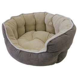 Produktbild von Nobby Hundebett Classic Taro in Taupe Beige aus Polyester 59 x 53 x 23 cm