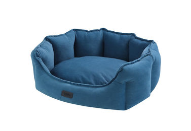 Nobby Hundebett Cord Oval Beige 65 x 57 x 22 cm – Bild 1 von 3