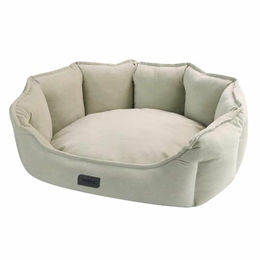 Nobby Hundebett Cordo oval beige XS Mini – Bild 1 von 4