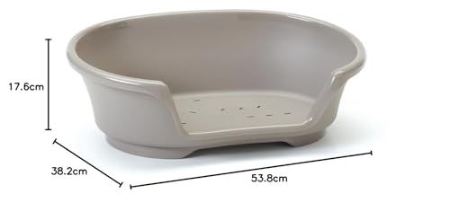 Nobby Hundebett Cosy-Air aus Kunststoff in Grau oder Beige Größe L - 45 cm – Bild 1 von 5