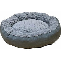 Produktbild von Nobby Hundebett Donut Classic Diamond Plüsch Grau Größe L