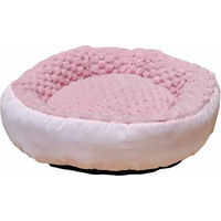 Produktbild von Nobby Hundebett Donut Classic Diamond Plüsch Rosa Ø 60 cm