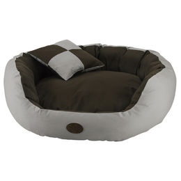Produktbild von Nobby Hundebett Donut grau aus Polyester