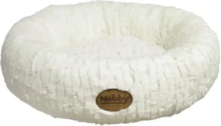 Produktbild von Nobby Hundebett Donut Nova Weiß Polyester Größe S - 60 cm