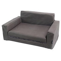 Produktbild von Nobby Hundebett Enock Mini aus Kunstleder in Grau 54 x 38 x 18/26 cm