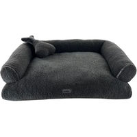 Produktbild von Nobby Hundebett Jella Komfortsofa aus Plüsch Grau 90 x 67 x 20 cm