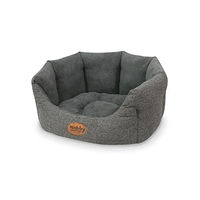 Produktbild von Nobby Hundebett Josi Komfortbett oval grau 86 x 70 x 24 cm