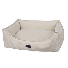 Nobby Hundebett Kamba eckig aus Cord in Beige – Bild 1 von 2