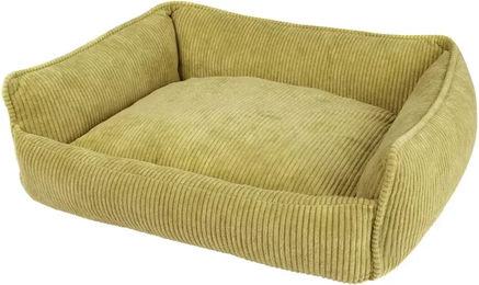 Nobby Hundebett Kirek eckig Cord Limone 60 x 48 x 19 cm – Bild 1 von 1