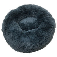 Produktbild von Nobby Hundebett Kuscheldonut Esla aus Plüsch blau grau Ø 50 x 20 cm