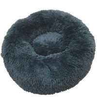 Produktbild von Nobby Hundebett Kuscheldonut Esla aus Plüsch Blau Ø 110 x 35 cm