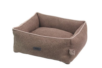 Nobby Hundebett Linou eckig braun Stoff 60 x 48 x 19 cm – Bild 1 von 2